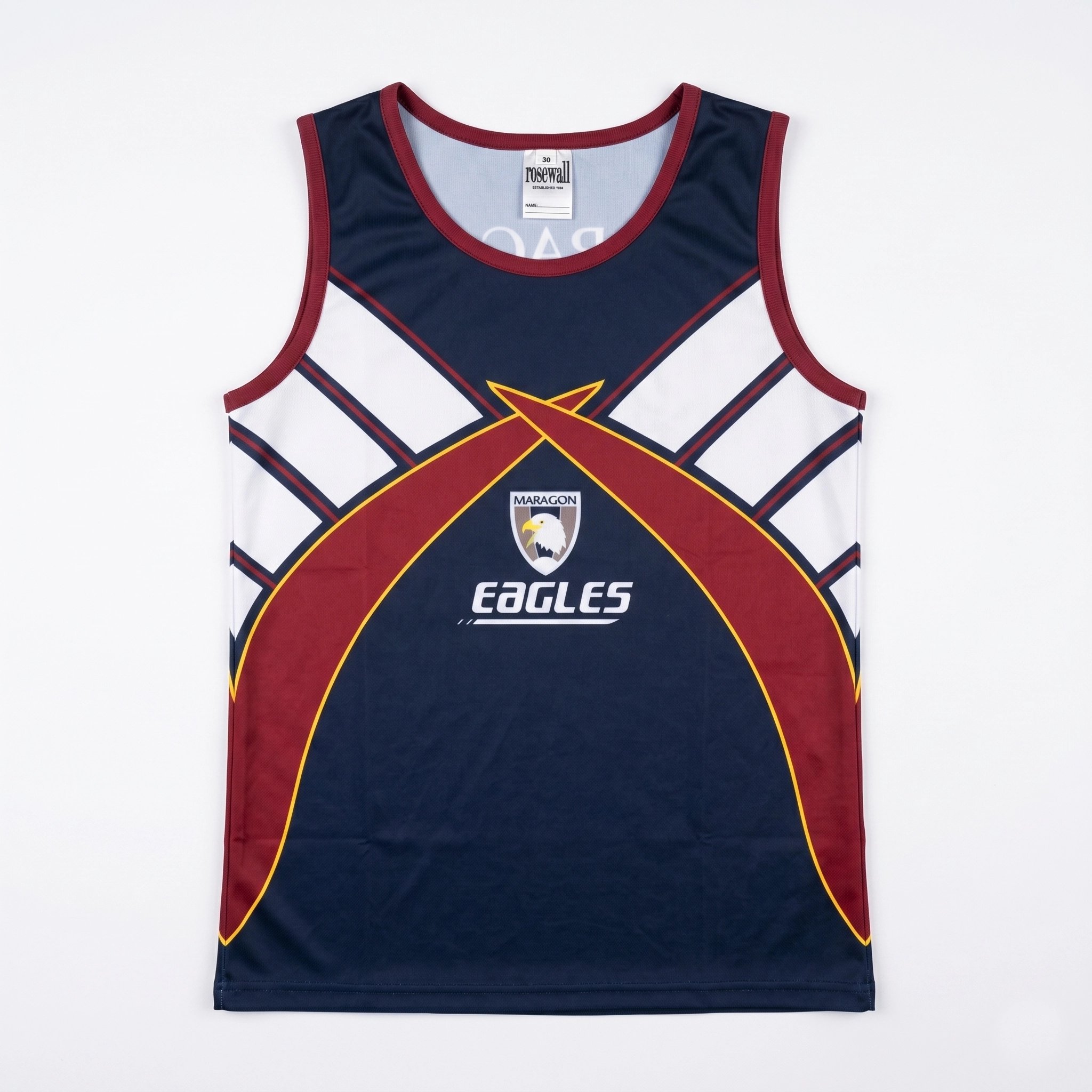 Girls Athletics Vest Front Girls Athletics Vest - Image 1