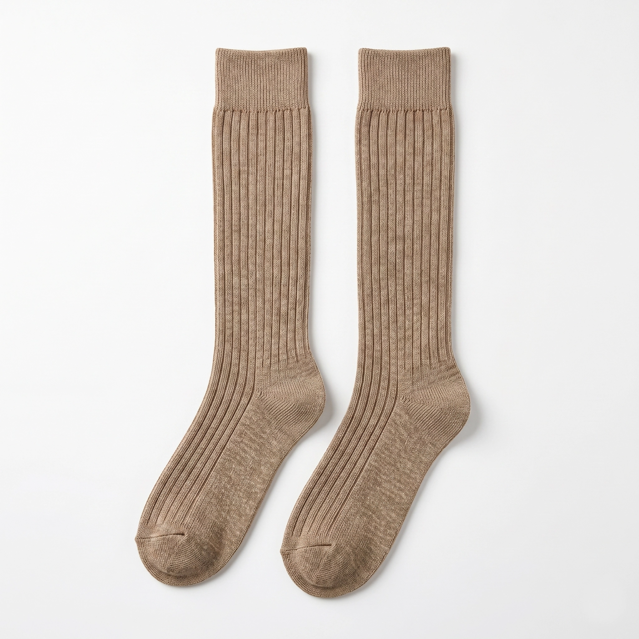 Khaki Socks Socks - Khaki Mid Calf - Image 1