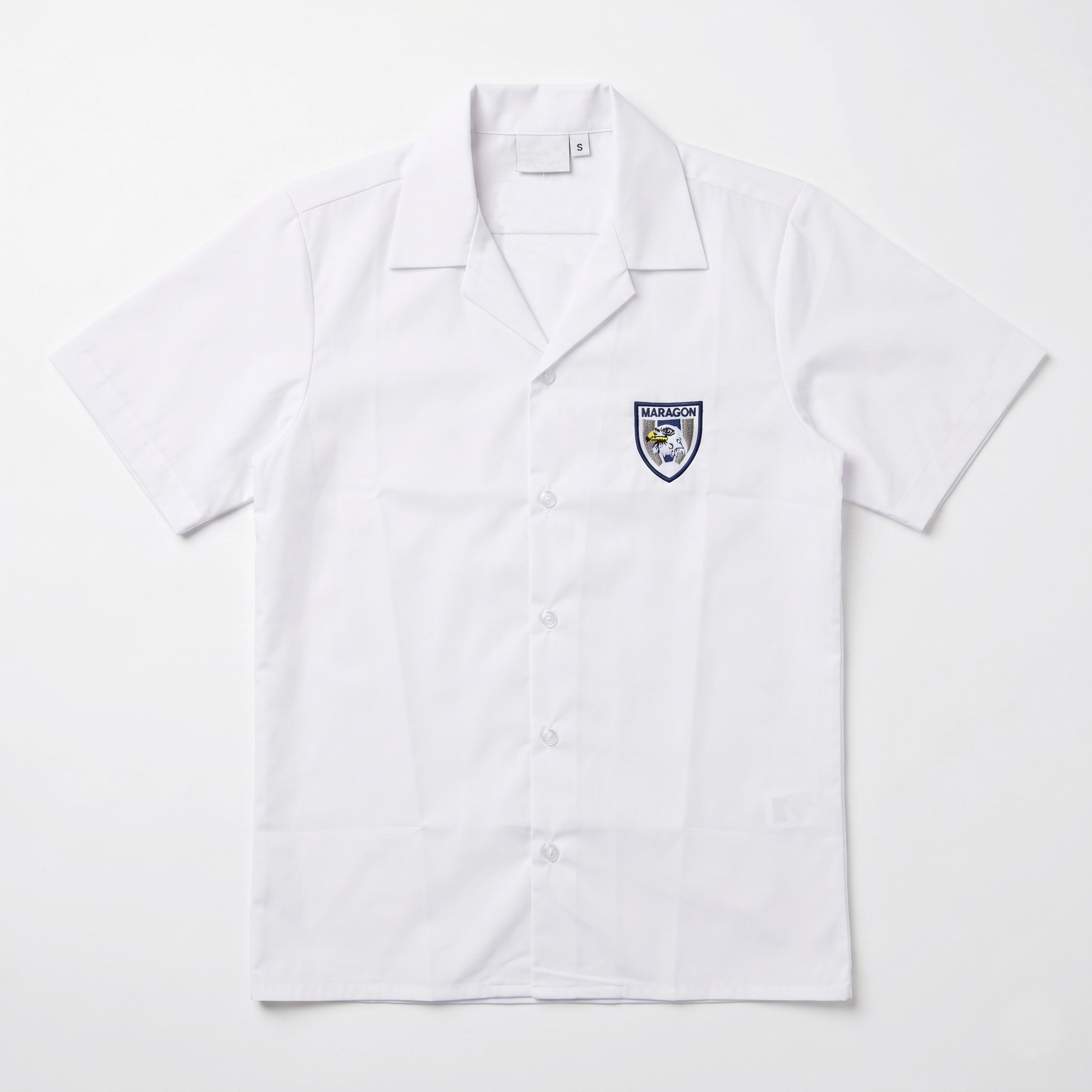 White Shirt Short Sleeve Primary Short Sleeve Shirt - Image 1